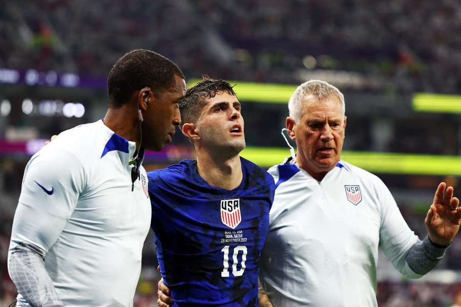 Pulisic was left in pain after his goal