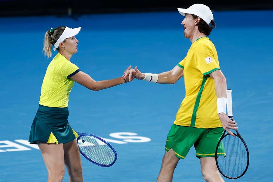 Storm Hunterová a John-Patrick Smith zařídili rozhodující bod. Storm Hunterová a John-Patrick Smith zařídili rozhodující bod.