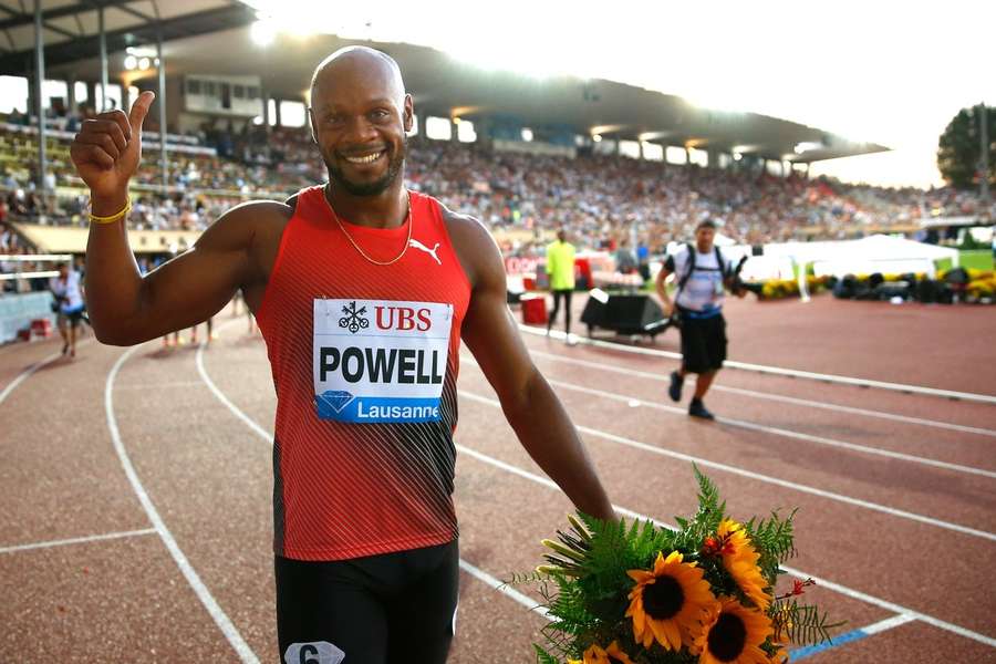 Jamajský sprinter Asafa Powell v roce 2016.