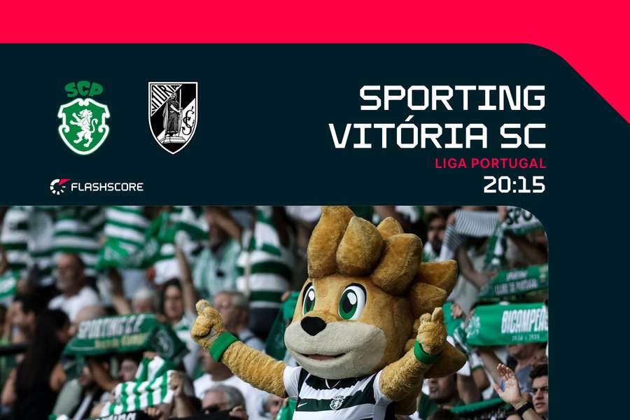 Sporting recebe Vitória SC em Alvalade Sporting recebe Vitória SC em Alvalade