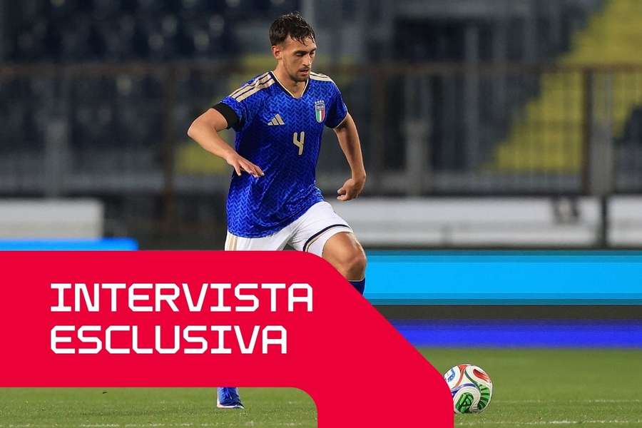 Fabio Chiarodia con l'Under 21 azzurra