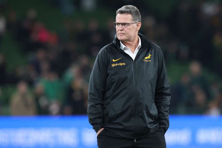 Springbok coach Rassie Erasmus has selected a 7-1 split on the bench.