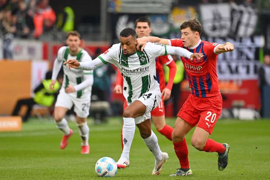 Heidenheim scheiterte gegen Gladbach.