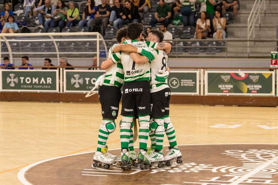 Sporting está na final da Taça de Portugal, onde vai defrontar o Óquei de Barcelos