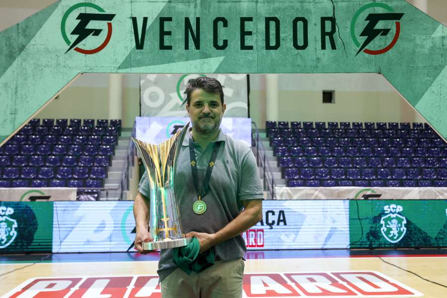 Nuno Dias, treinador do Sporting Nuno Dias, treinador do Sporting