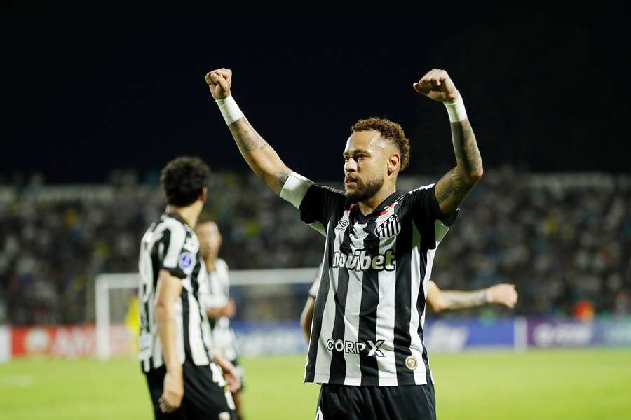 Neymar é a estrela do Santos