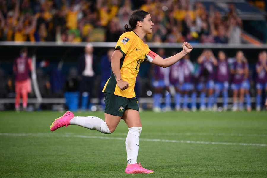 Sam Kerr verwandelte gegen Frankreich im Elfmeterschießen