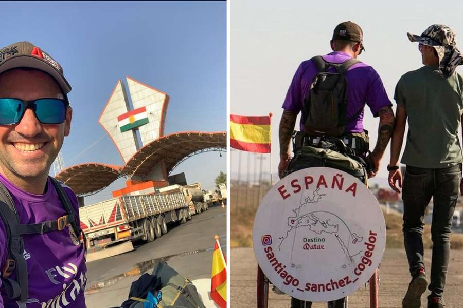 CM 2022: Un suporter spaniol care intenționa să ajungă pe jos în Qatar a fost arestat în Iran