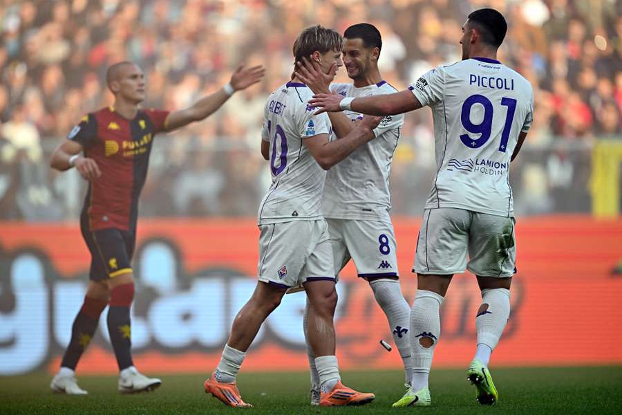 L'esultanza di Gudmundsson L'esultanza di Gudmundsson