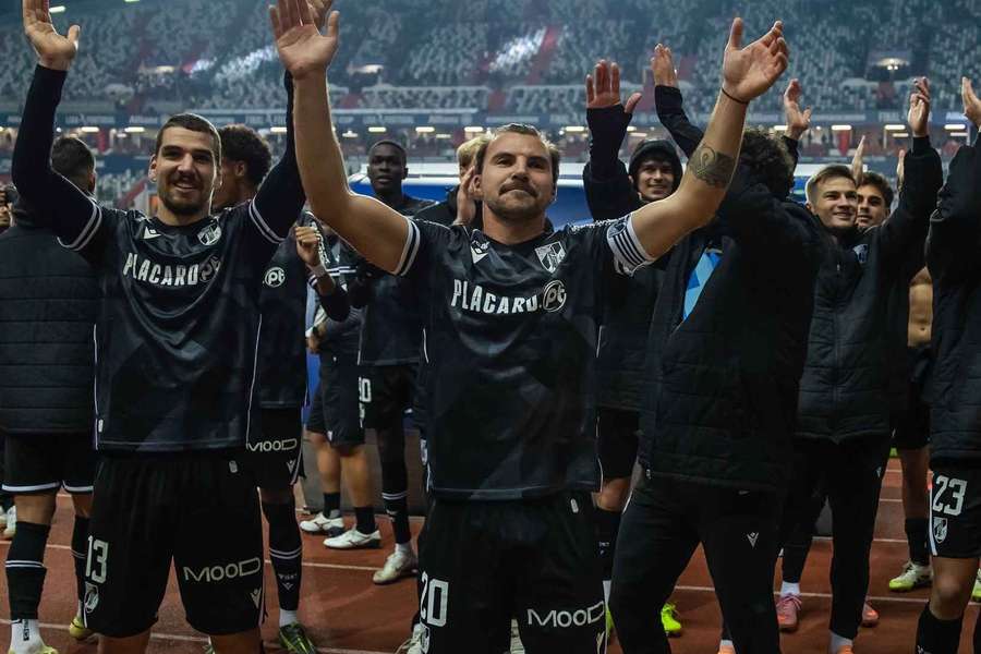 Samu e João Mendes lideram os festejos do Vitória SC