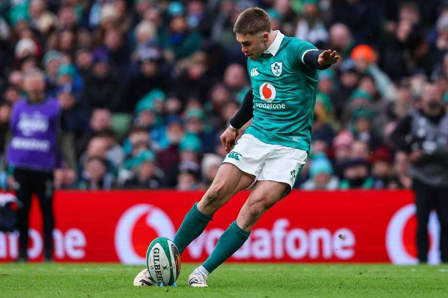 Crowley in action for Ireland