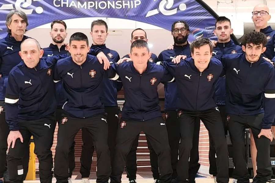 A comitiva portuguesa de futsal para atletas com deficiência intelectual A comitiva portuguesa de futsal para atletas com deficiência intelectual