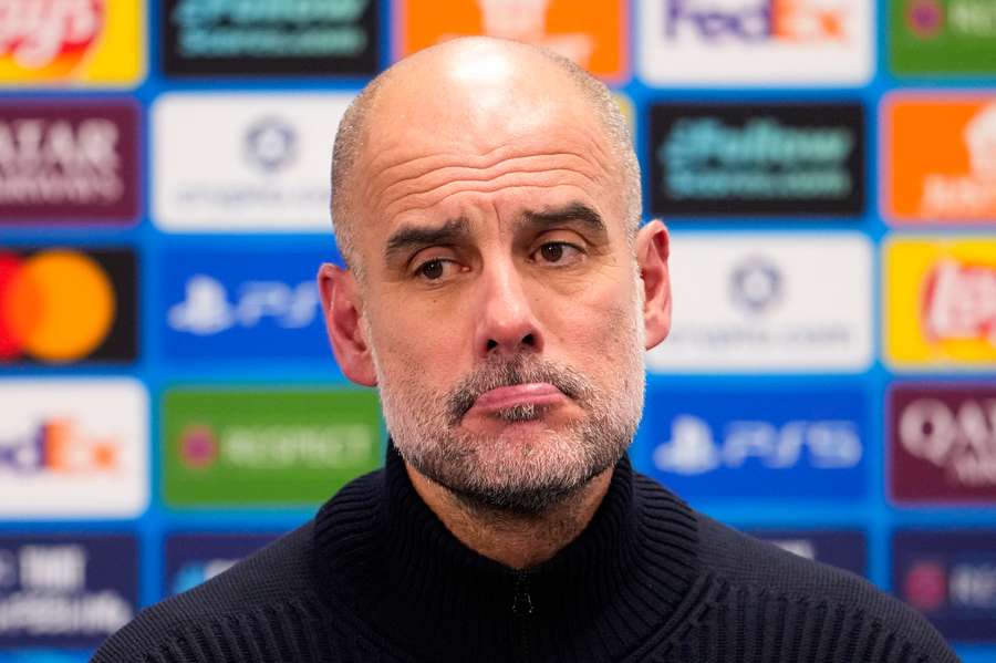 Pep Guardiola en Ligue des champions cette semaine. Pep Guardiola en Ligue des champions cette semaine.