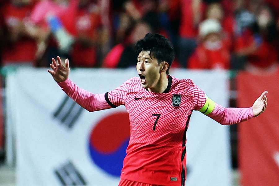 Son has been included in the South Korea squad despite injury