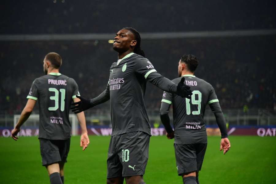 Rafael Leão ao serviço do AC Milan