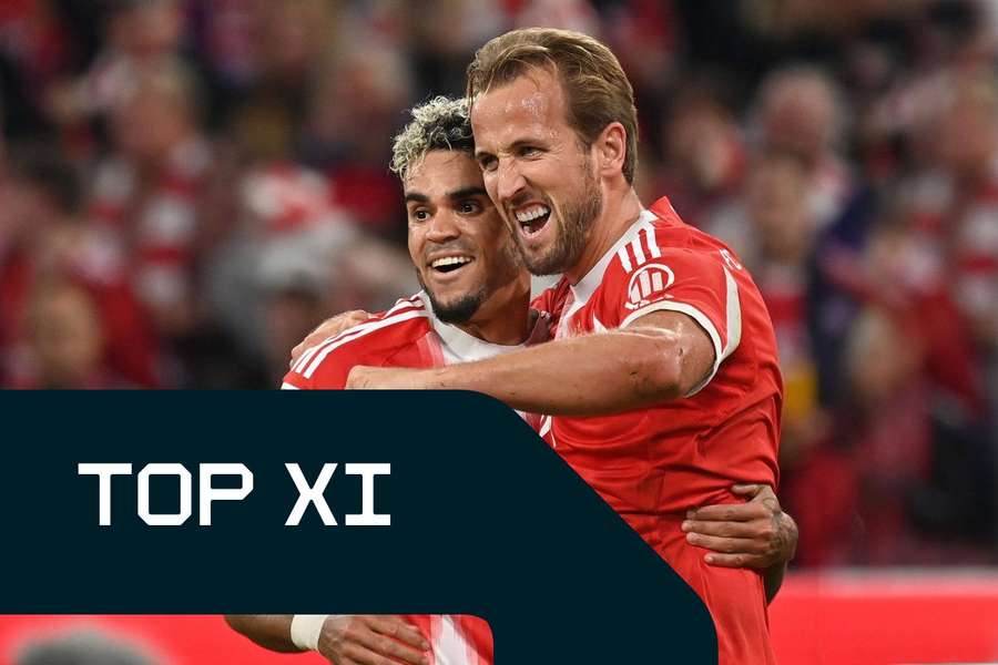 Harry Kane und Luis Diaz kamen zusammen auf sechs Scorerpunkte. Harry Kane und Luis Diaz kamen zusammen auf sechs Scorerpunkte.
