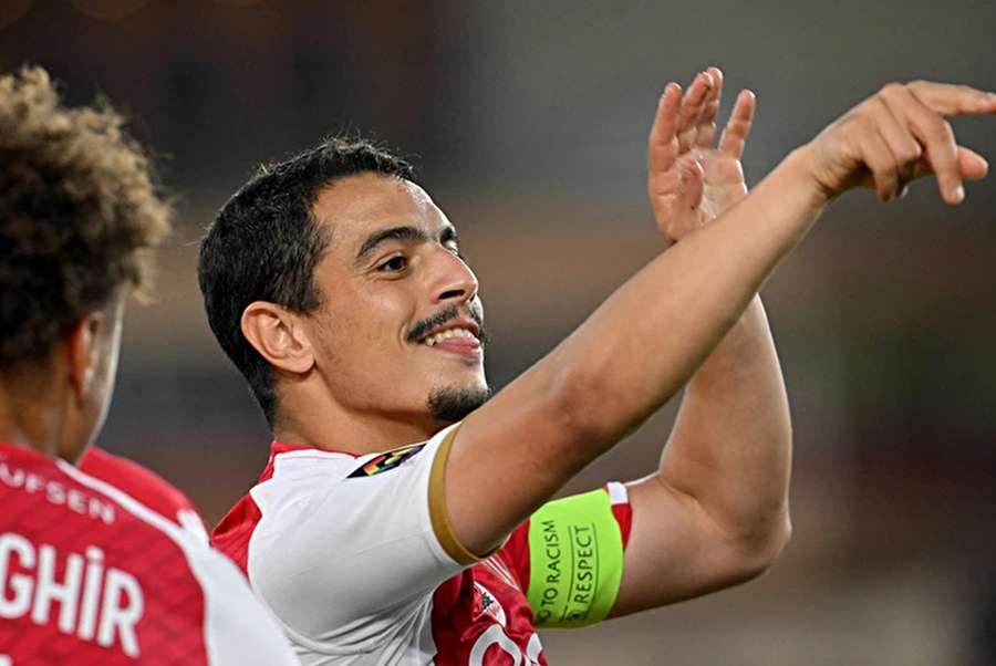 Kanonýr Wissam Ben Yedder v dresu Monaka.