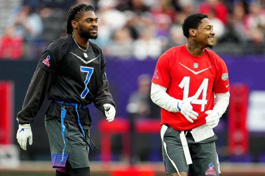 Trevon (L) and Stefon Diggs, pictured together during the 2023 Pro Bowl, are both free agents