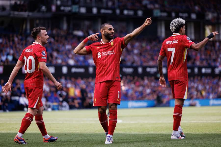 Salah volvió a marcar en el estreno del Liverpool