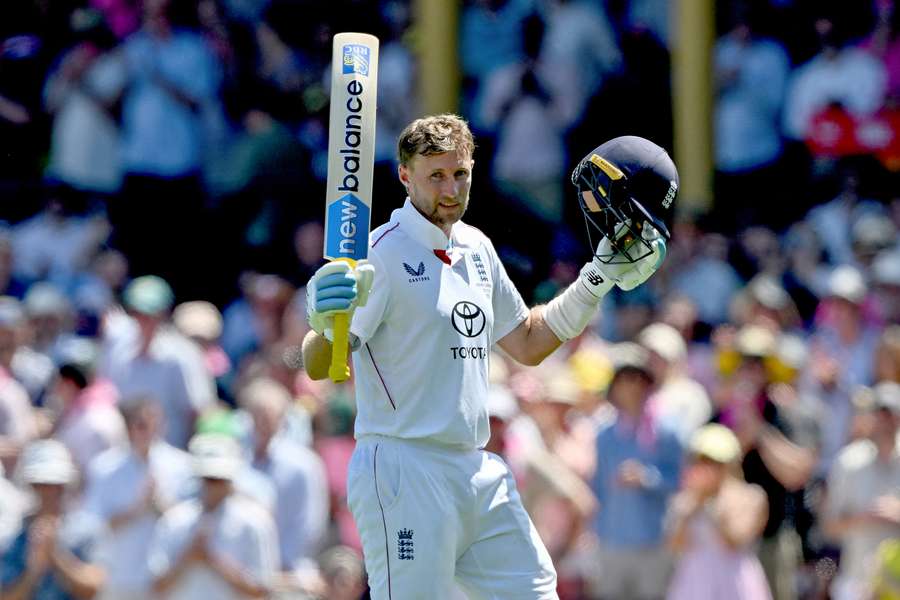 Root celebrates against Australia Root celebrates against Australia