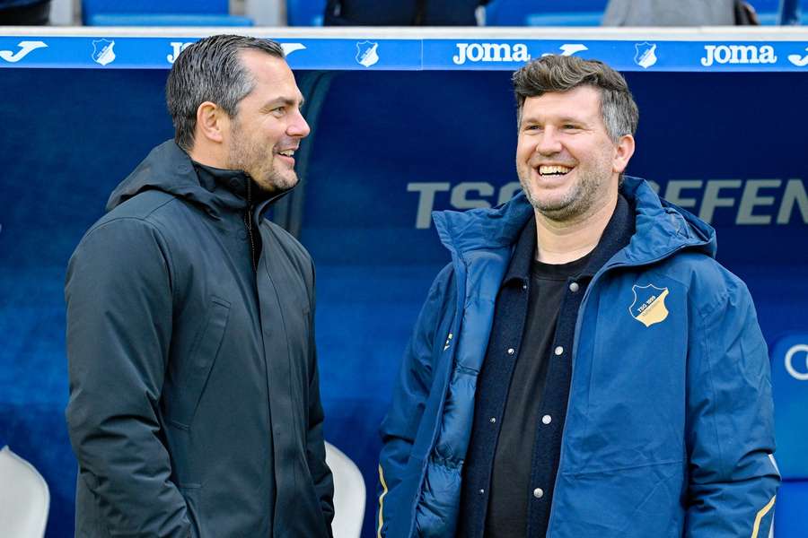 Schicker (r.) bleibt bei der TSG im Amt