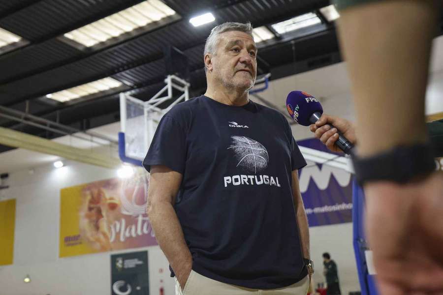 Mário Gomes, selecionador português de basquetebol