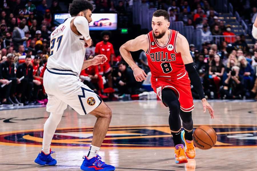Zach Lavine comandou os Bulls contra os Nuggets