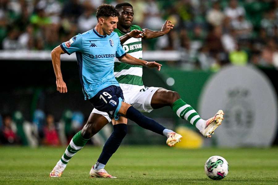 Nuno Moreira vestiu as cores do Vizela