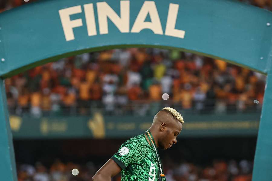 Victor Osimhen verlor zusammen mit Nigeria das Finale des Afrika Cups 2024.