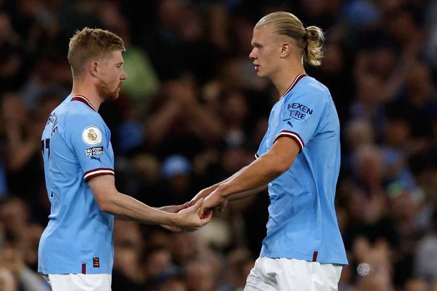 Haaland helping draw best out of De Bruyne - Guardiola