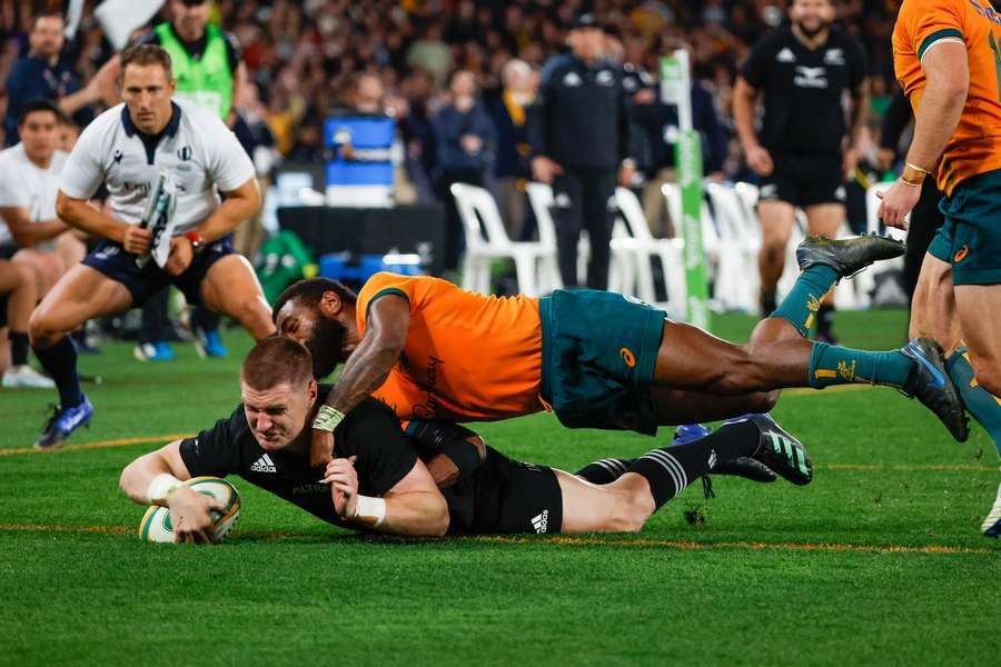 The All Blacks beat Australia last week with a last-gasp try 