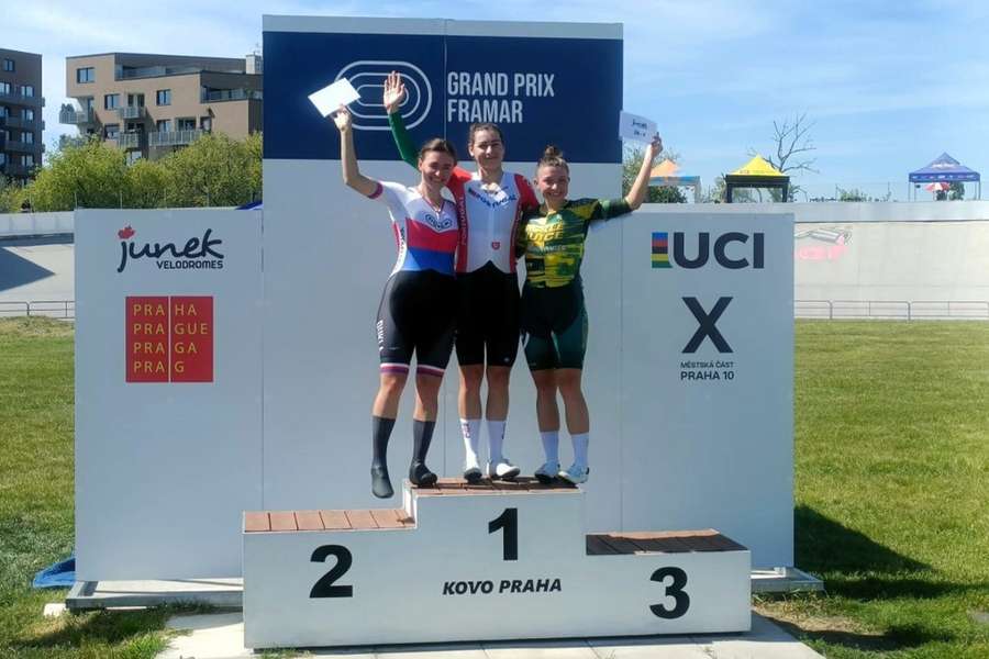 Daniela Campos levou mais duas medalhas em Praga