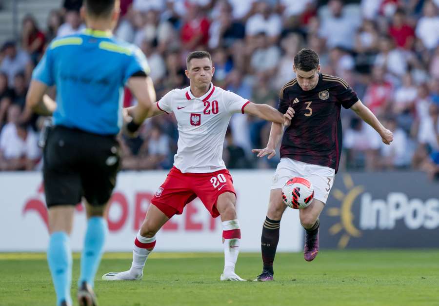 Iwo Kaczmarski in azione contro Lukas Ullrich