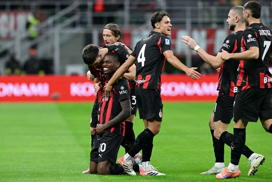Leão festejou pelo AC Milan