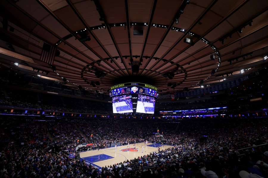 Imagine generală de la NBA Playoffs dintre New York Knicks și Philadelphia 76ers. Imagine generală de la NBA Playoffs dintre New York Knicks și Philadelphia 76ers.