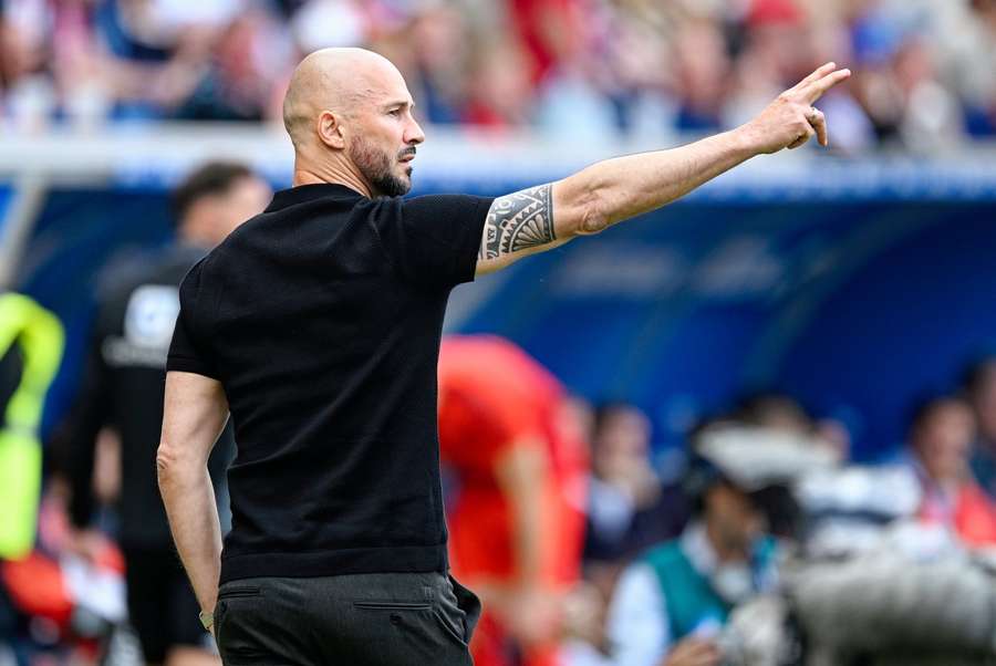 Hoffenheims Cheftrainer Christian Ilzer beim Saisonabschluss