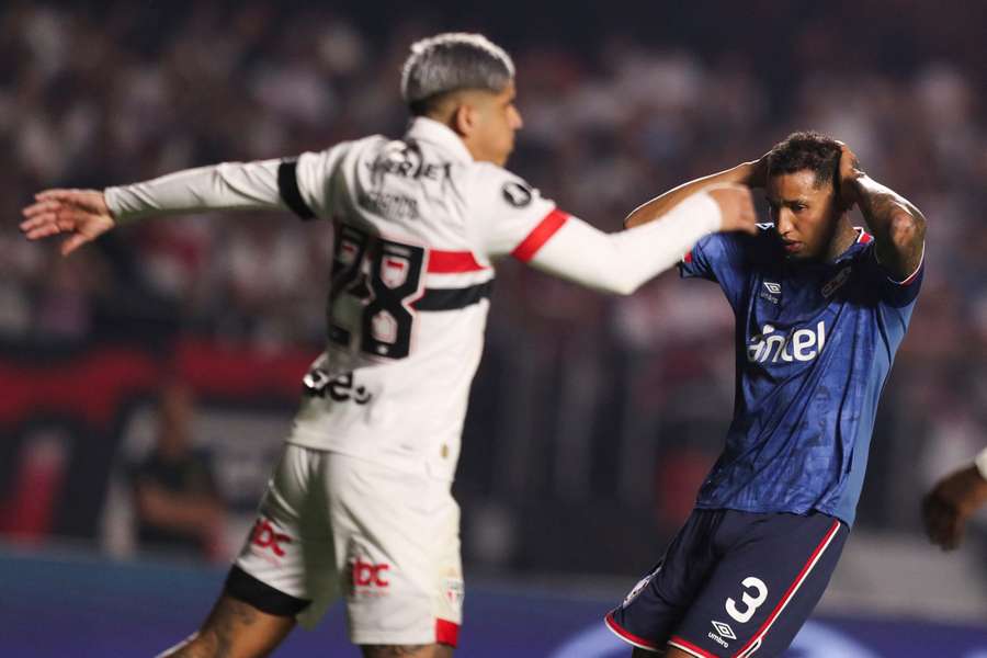 Izquierdo collapsed against Sao Paulo
