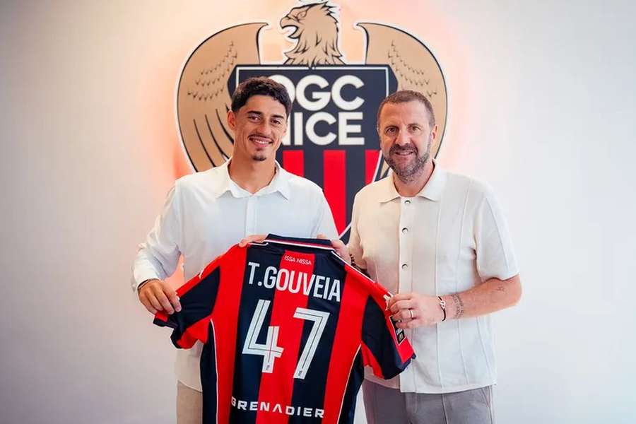 Tiago Gouveia vai usar a camisola 47 no Nice Tiago Gouveia vai usar a camisola 47 no Nice