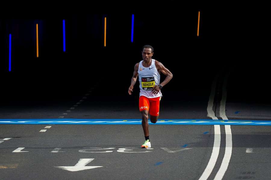Bekele in last year's London Marathon