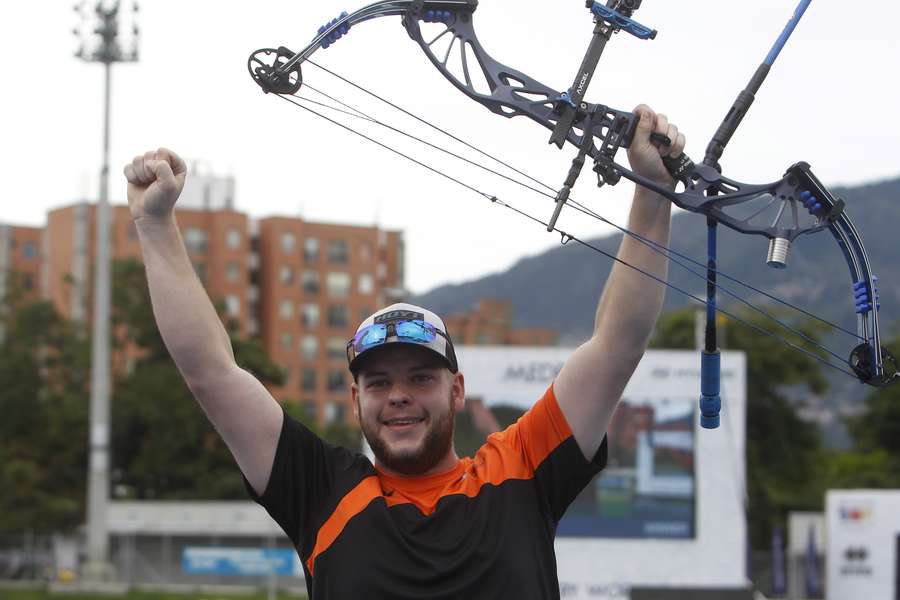 Mike Schloesser was onderdeel van het bronzen team in Berlijn