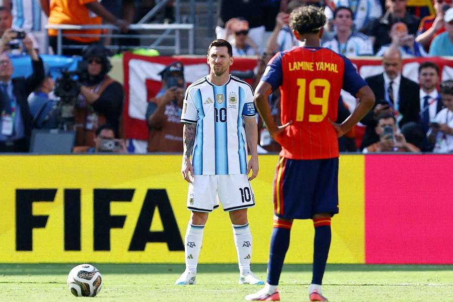 Messi e Lamine Yamal Messi e Lamine Yamal