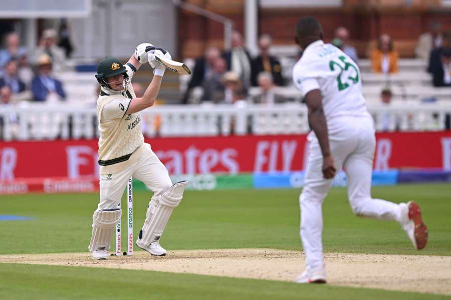 Steve Smith scored a vital half-century on day one at Lord's