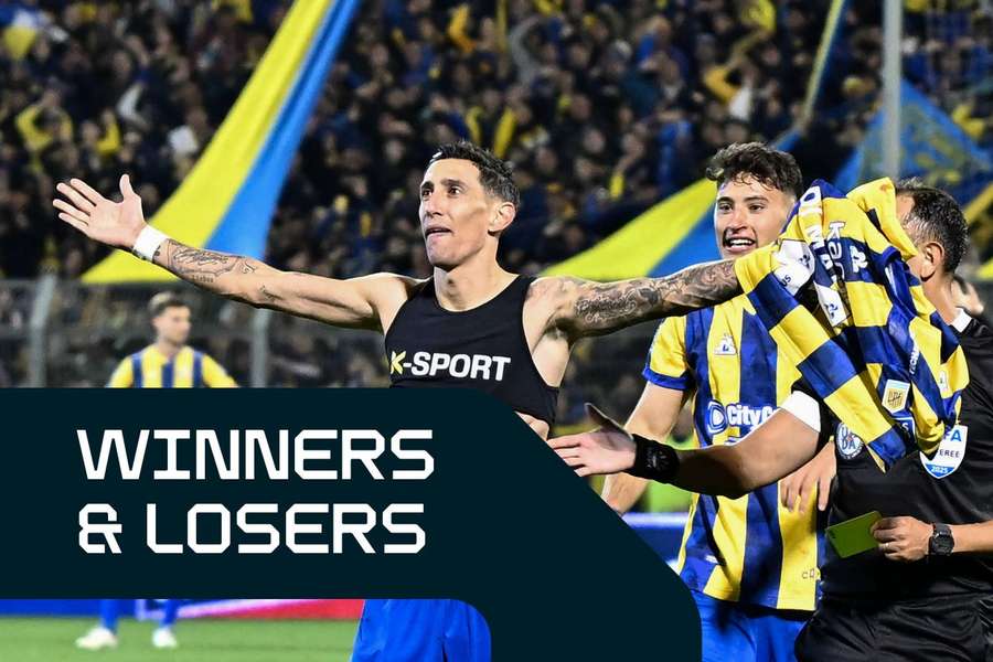 Angel Di Maria bejubelt sein Tor gegen Newell's Old Boys.