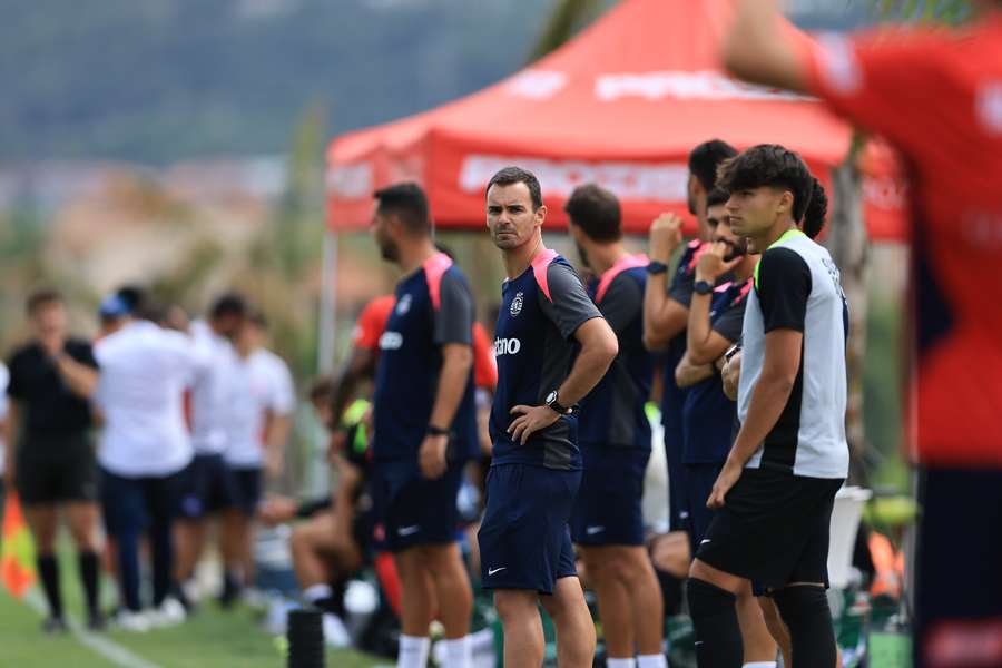 João Gião, treinador do Sporting B