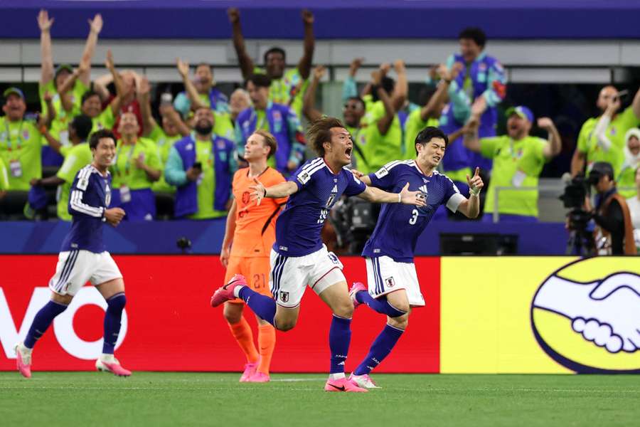L'esultanza di Ogawa il 2-2 L'esultanza di Ogawa il 2-2