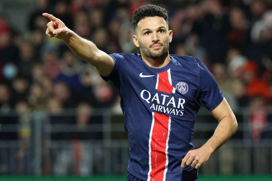 Gonçalo Ramos celebra uno de los goles.