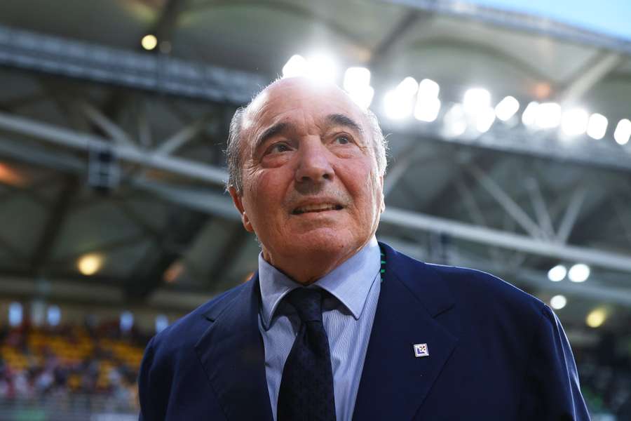 Rocco Commisso prima di Olympiakos-Fiorentina