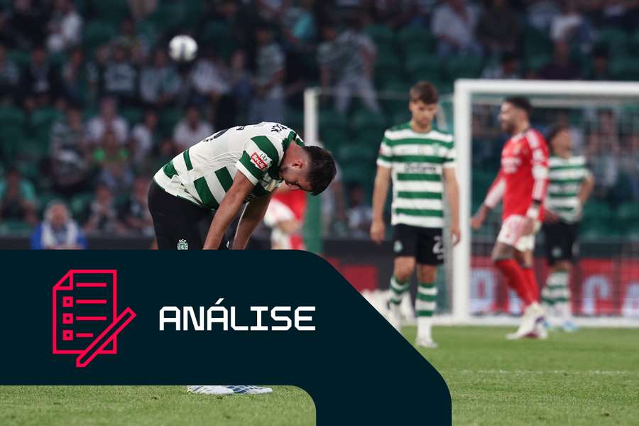 A frustração dos jogadores do Sporting