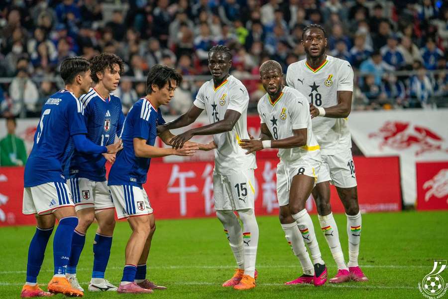 Ghana are on an Asian tour and face South Korea next after defeat to Japan