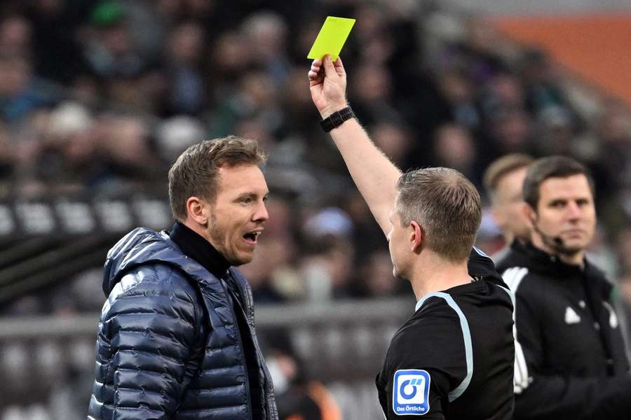 Julian Nagelsmann stormed into the referee's changing room at full-time to complain about their decisions